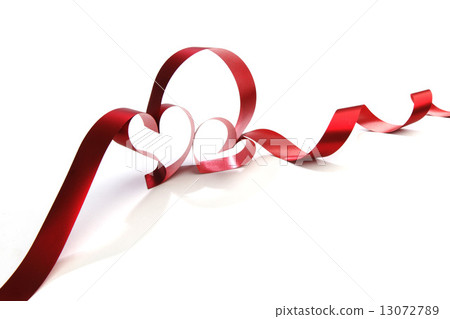 Heart shaped ribbon Heart shaped ribbon 13072789