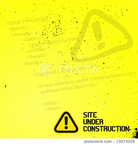 Website Under Construction Design Template - Stock Illustration ...