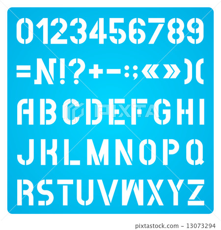 Stencil Letters And Numbers Stencil Letters And Numbers 13073294