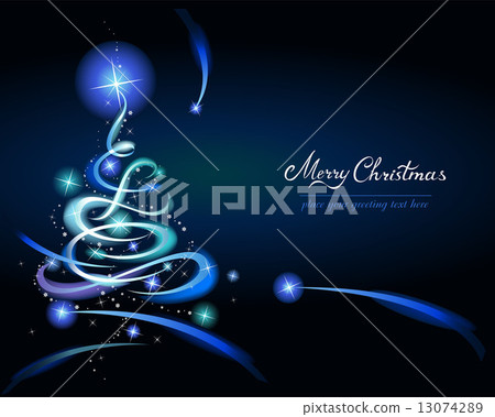 Modern Christmas tree 13074289
