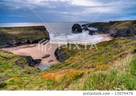 Cliff over Atlantic Ocean 13074479