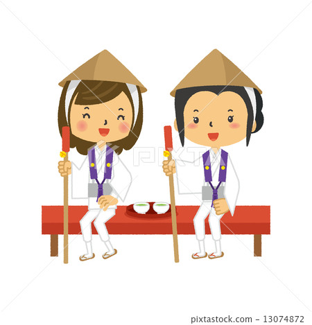 Pilgrimage girl to take a break Pilgrimage girl to take a break 13074872