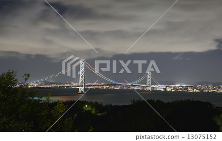 Akashi Kaikyo Ohashi rainbow color Akashi Kaikyo Ohashi rainbow color 13075152