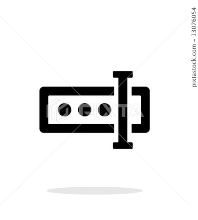 Input password icon on white background. - Stock Illustration [13076054 ...