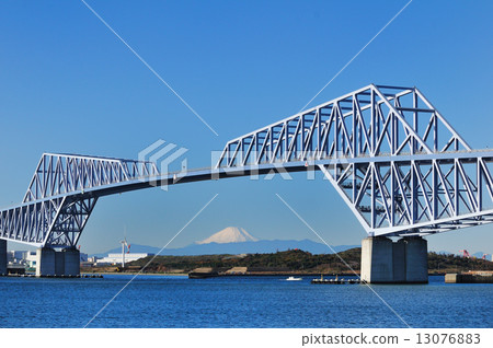 東京大橋和富士山 13076883