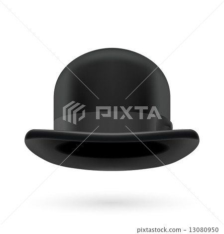 Black bowler hat 13080950