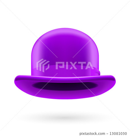 Violet bowler hat 13081030