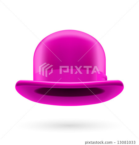 Magenta bowler hat 13081033