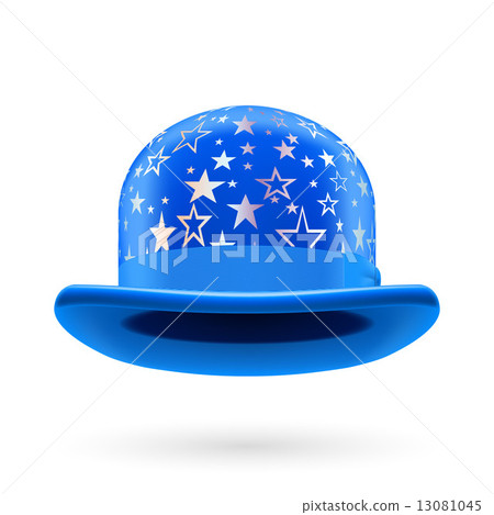 Blue starred bowler hat 13081045