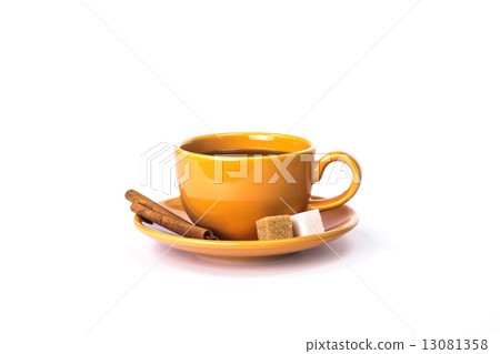Cup of tea with cinnamon and sugar Cup of tea with cinnamon and sugar 13081358