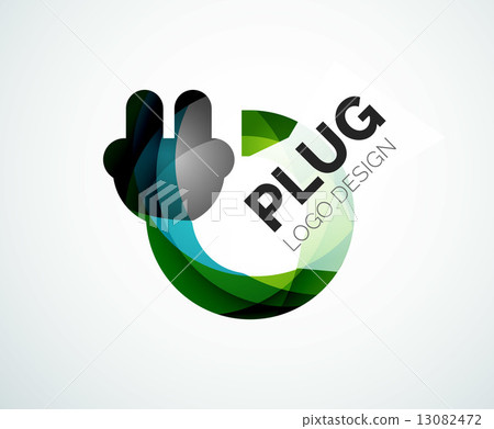 Abstract logo - plug icon Abstract logo - plug icon 13082472