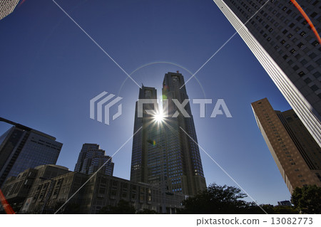 High-rise building group in Shinjuku High-rise building group in Shinjuku 13082773