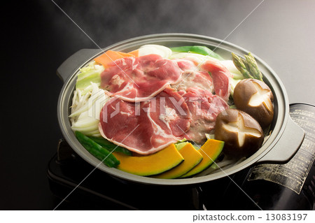 成吉思汗，冷凍卷肉，加熱，蒸汽，煙霧 13083197