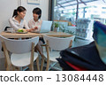 Working in the cafe 13084448