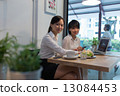 Working in the cafe 13084453