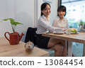 Working in the cafe 13084454