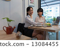 Working in the cafe 13084455
