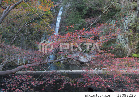 秋天的瀑布 13088229