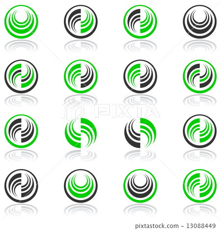 Vector set of design elements. 13088449