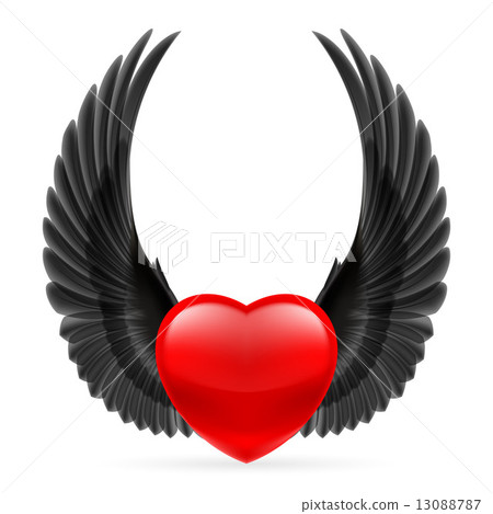 Heart with wings up Heart with wings up 13088787