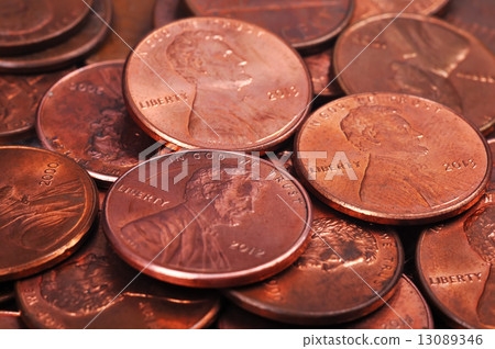 one cent coins 13089346