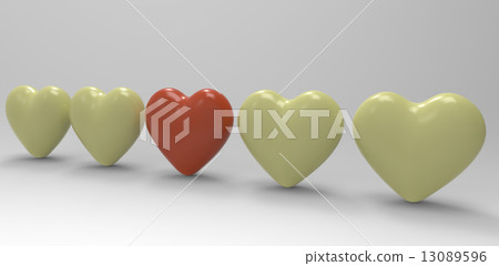 Hearts - Difference / Individuality Concept 13089596