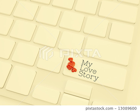 my love story concept, 3d render my love story concept, 3d render 13089600