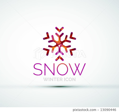 Christmas snowflake company logo design Christmas snowflake company logo design 13090446