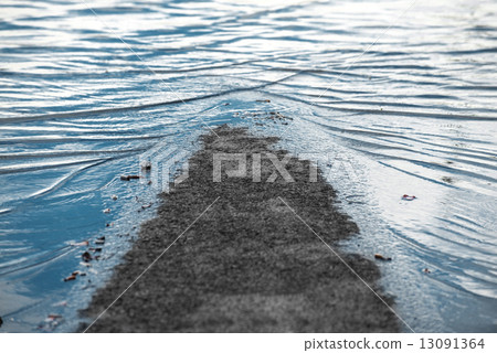 Abstract photo of water and rock Abstract photo of water and rock 13091364