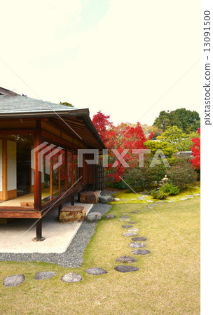 Fall of old garden 13091500