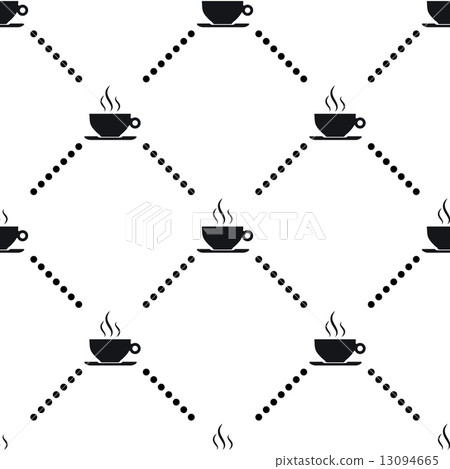 Coffee Cup Vector Seamless Pattern Coffee Cup Vector Seamless Pattern 13094665