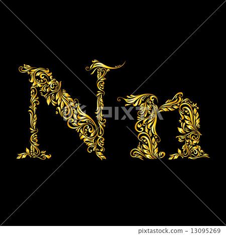 Decorated letter 'n' Decorated letter 'n' 13095269