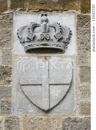Coat of arms. Rhodes castle. Greece Coat of arms. Rhodes castle. Greece 13095595