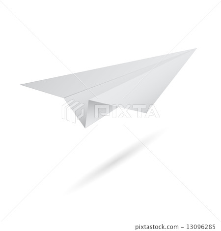illustration of origami flying paper airplane 13096285
