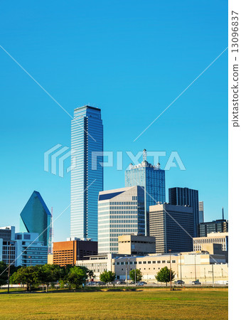 Dallas cityscape in the morning 13096837