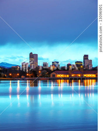 Downtown Denver, Colorado at the morning 13096901