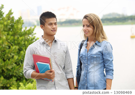 Two foreign students 13098469