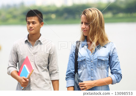 Two foreign students Two foreign students 13098553