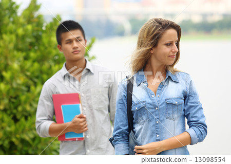 Two foreign students Two foreign students 13098554