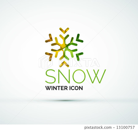 Christmas snowflake company logo design 13100757