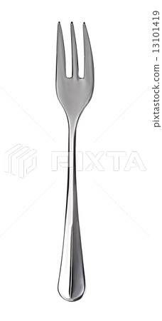Dessert fork isolated on white background 13101419