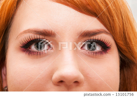 Part of portrait of young woman 13101756