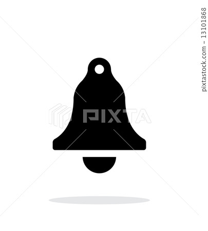 Bell simple icon on white background. 13101868