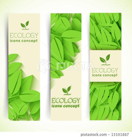 Flat design of ecology, environment, green clean energy and poll 13101887