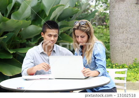 Two foreign students Two foreign students 13102518