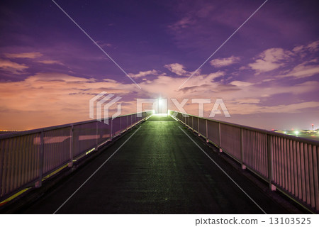 Chiba Kisarazu city Nakanoshima Ohashi (lover's sacred place) 13103525