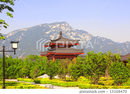 Ancient pavilions in Shaolin, China 13108470