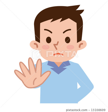 A young man who refuses 13108609