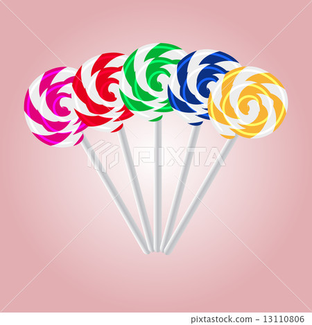 colorful sweet lollipops eps10 colorful sweet lollipops eps10 13110806