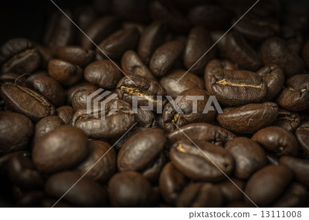 close up coffee beans close up coffee beans 13111008